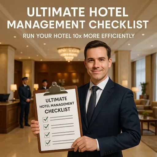 Ultimate Hotel Management Checklist – Run Your Hotel 10x More Efficiently